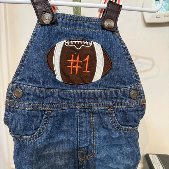 NWT Children’s Place Football Shortalls - Picture 3 of 8